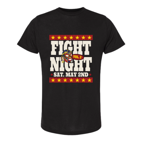 EXCLUSIVE - ISH Fight Night Shirt (with sponsors logo at the back)